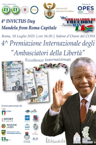 Un riconoscimento che mi onora: Invictus Day 2025 tra storia e diritti