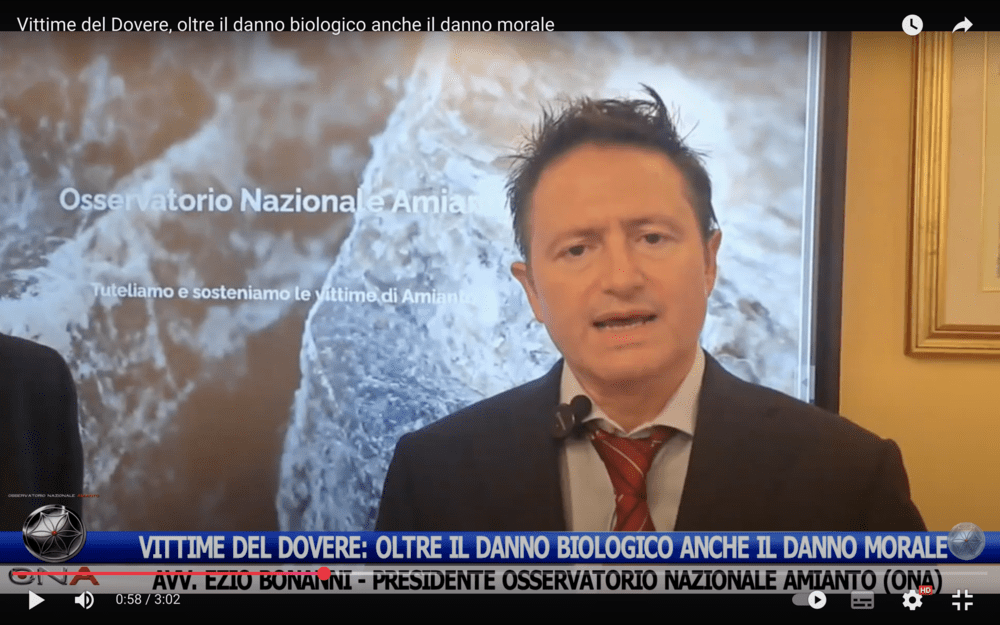 Avv. Ezio Bonanni, danno biologico e danno morale