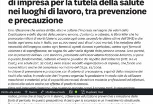 Bologna Fiere: ONA con il gruppo Sole 24 per la sicurezza sul lavoro