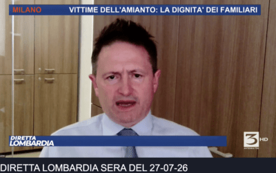 Amianto e vittime del dovere, la mia intervista su Telelombardia