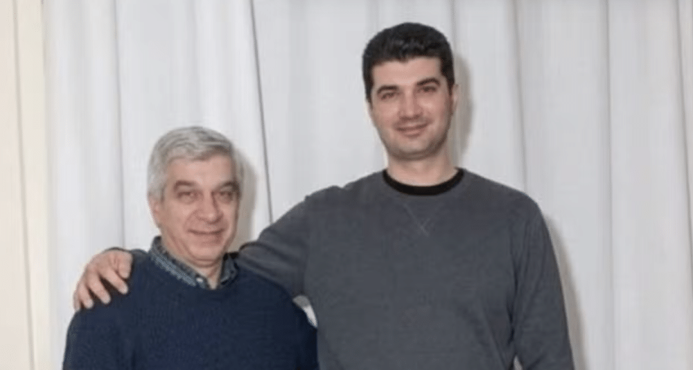 Domenico Giovanniello e suo figlio